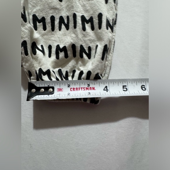 MINI PS MARKET jumpsuit for girls size 4 years white color with black letters - Picture 11 of 13